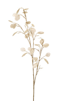 Emerald Kunstbloem Judaspenning 120cm wit