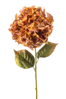 Emerald Kunstbloem Hortensia XL 90cm koraal