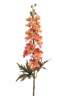 Emerald Kunstbloem Ridderspoor 84cm oranje