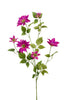 Emerald Kunstbloem Clematis 110cm fuchsia