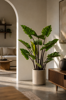 Emerald Kunstplant Colocasia 130cm