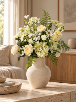Emerald Kunstboeket White Bloom